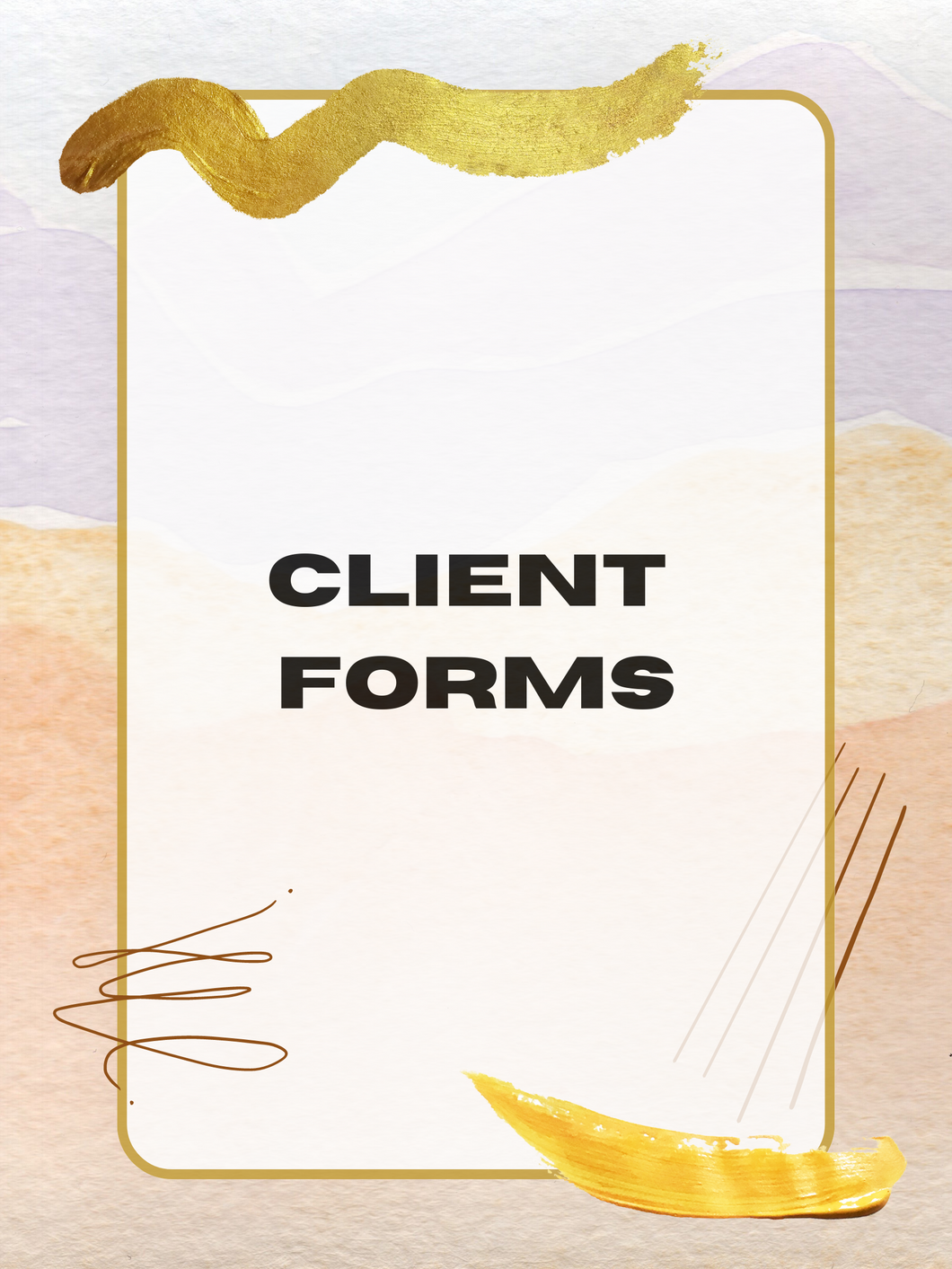 Client Significant Change Form